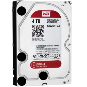 WD HDD 3.5″ 4TB 256MB 5400RPM SATA RED NAS HDD