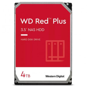 WD HDD 3.5″ 4TB 256MB 5400RPM SATA RED PLUS NAS