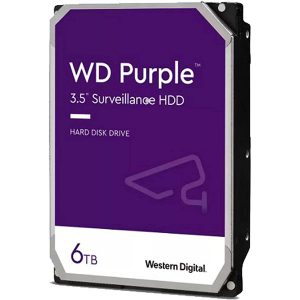 WD HDD 3.5″ 6TB 256MB SATA6 PURPLE SURVEILLANCE