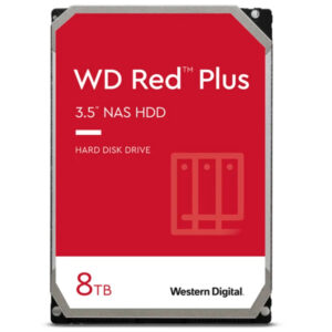 WD HDD 8TB 256MB 5640RPM 3.5″ SATA 6 RED PLUS