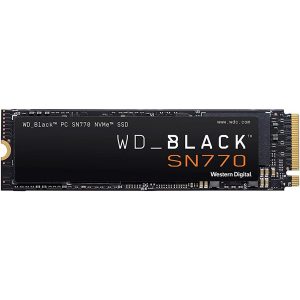 WD SSD 1TB SN770 PCIE GEN4 M.2 NVME BLACK