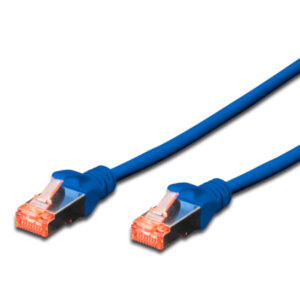 WP RACK CHICOTE CAT6A S-FTP AWG26/7 0.5MT BLUE