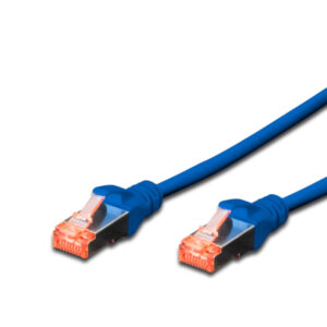 WP RACK CHICOTE CAT6A S-FTP AWG26/7 1MT BLUE