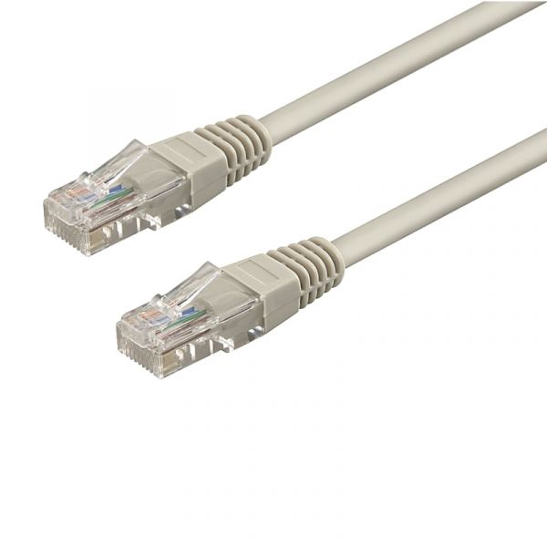 WP RACK CHICOTE PATCH CABLE CAT6 U-UTP AWG 26/7 CU GREY 0.5MT