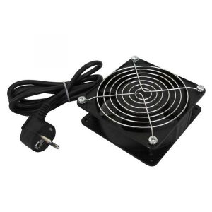 WP RACK COOLING FAN 120X120X38 PROT GRID 2MTS POWER CABLE 220V